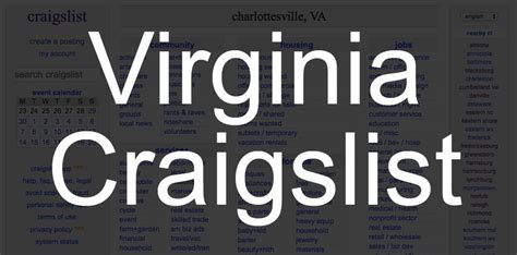 virginia's craigslist